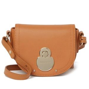 Longchamp-Leather Small Crossbody Bag